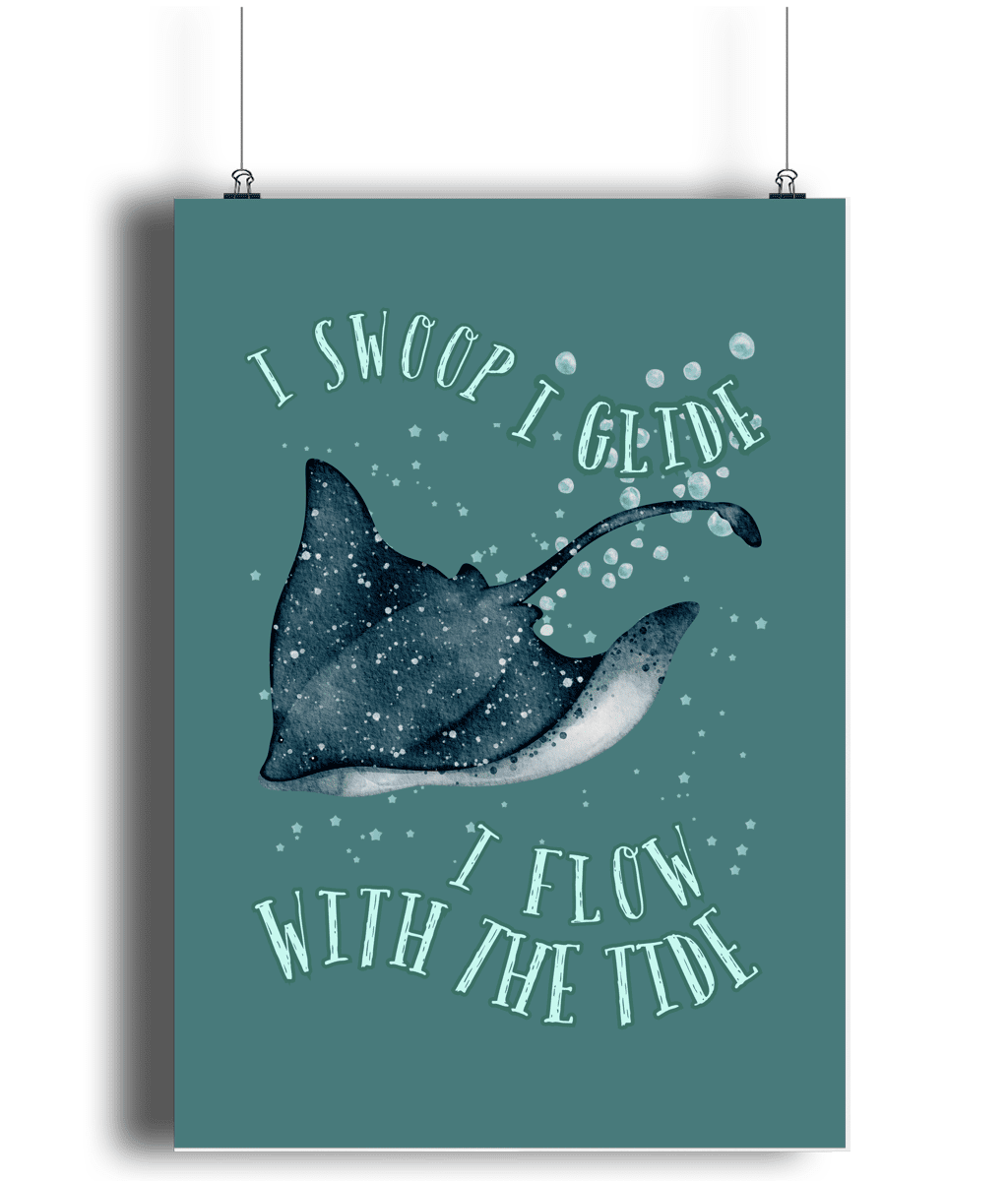 Ray | Kids Positive Wall Art Print | Dog Lover Gift by Nest & Nova