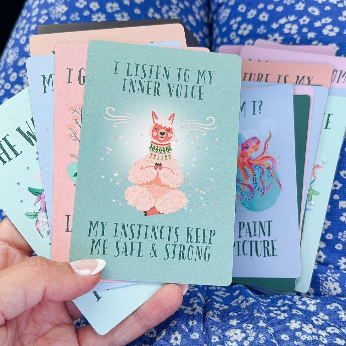 Affirmation Card Deck for Kids | Earth Edition | Dog Lover Gift by Nest &amp; Nova