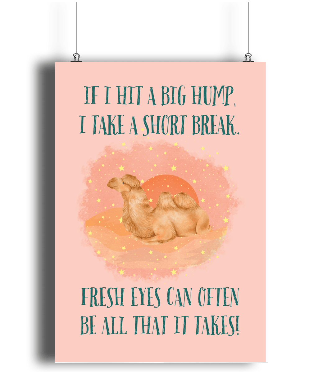 Camel | Kids Positive Wall Art Print | Dog Lover Gift by Nest &amp; Nova