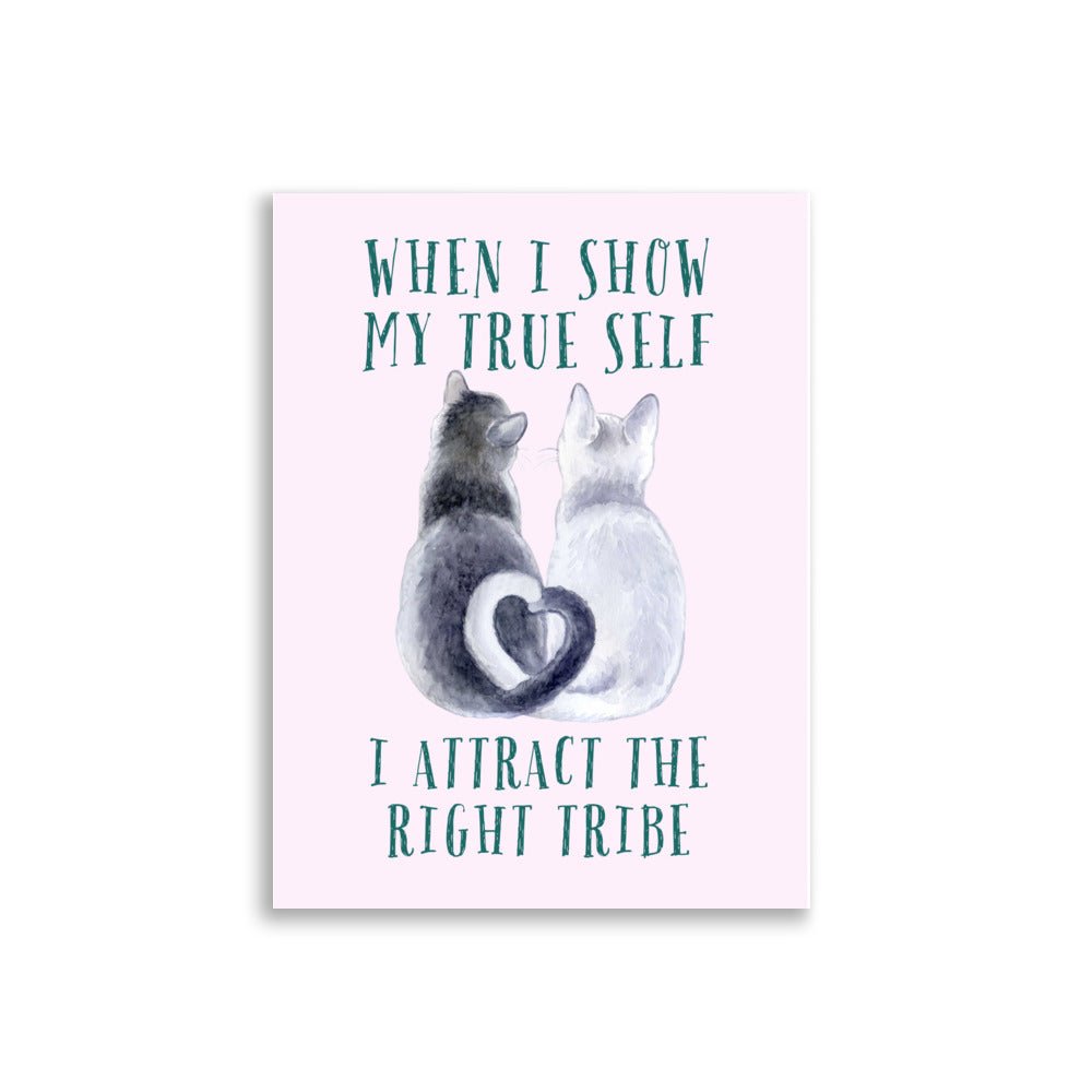 Cats | Kids Positive Wall Art Print | Dog Lover Gift by Nest &amp; Nova