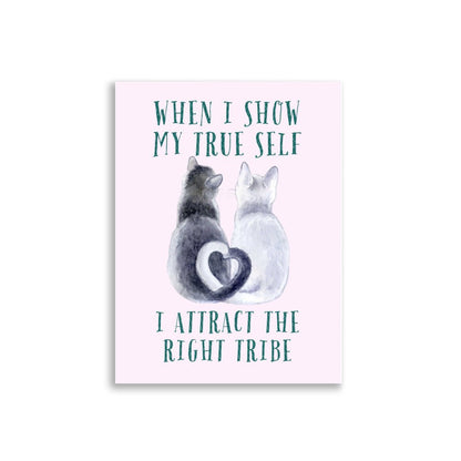 Cats | Kids Positive Wall Art Print | Dog Lover Gift by Nest &amp; Nova