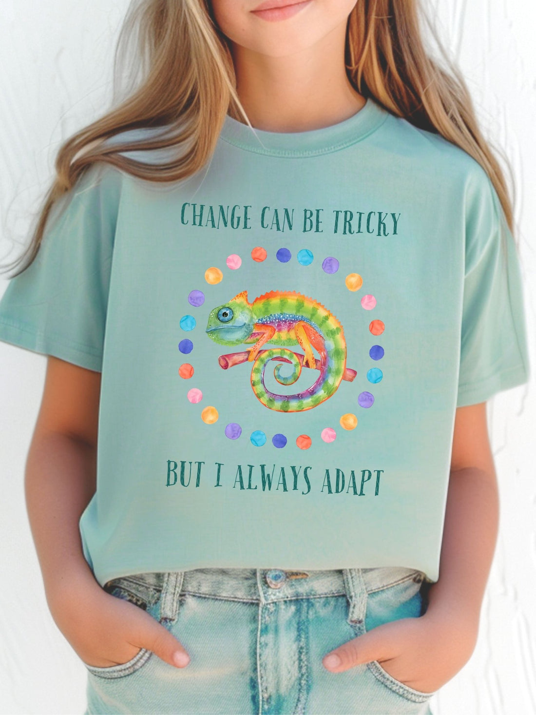 Chameleon | Organic Cotton Kids Tee | Dog Lover Gift by Nest &amp; Nova