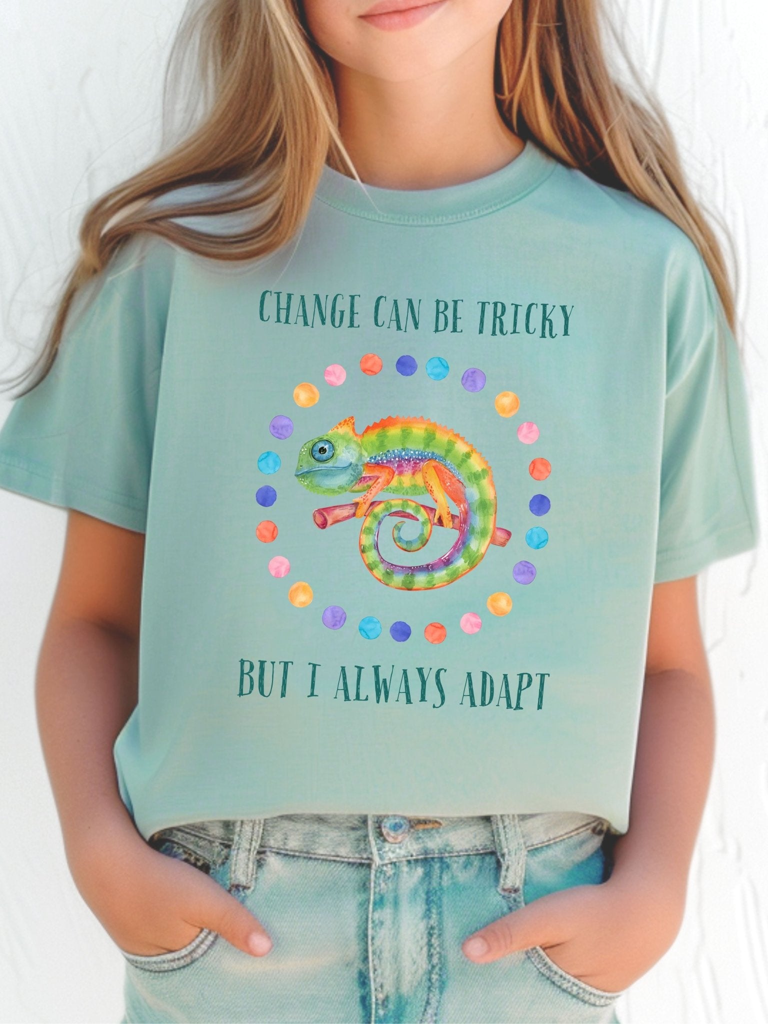 Chameleon | Organic Cotton Kids Tee | Dog Lover Gift by Nest &amp; Nova
