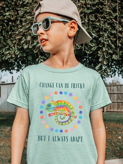 Chameleon | Organic Cotton Kids Tee | Dog Lover Gift by Nest &amp; Nova