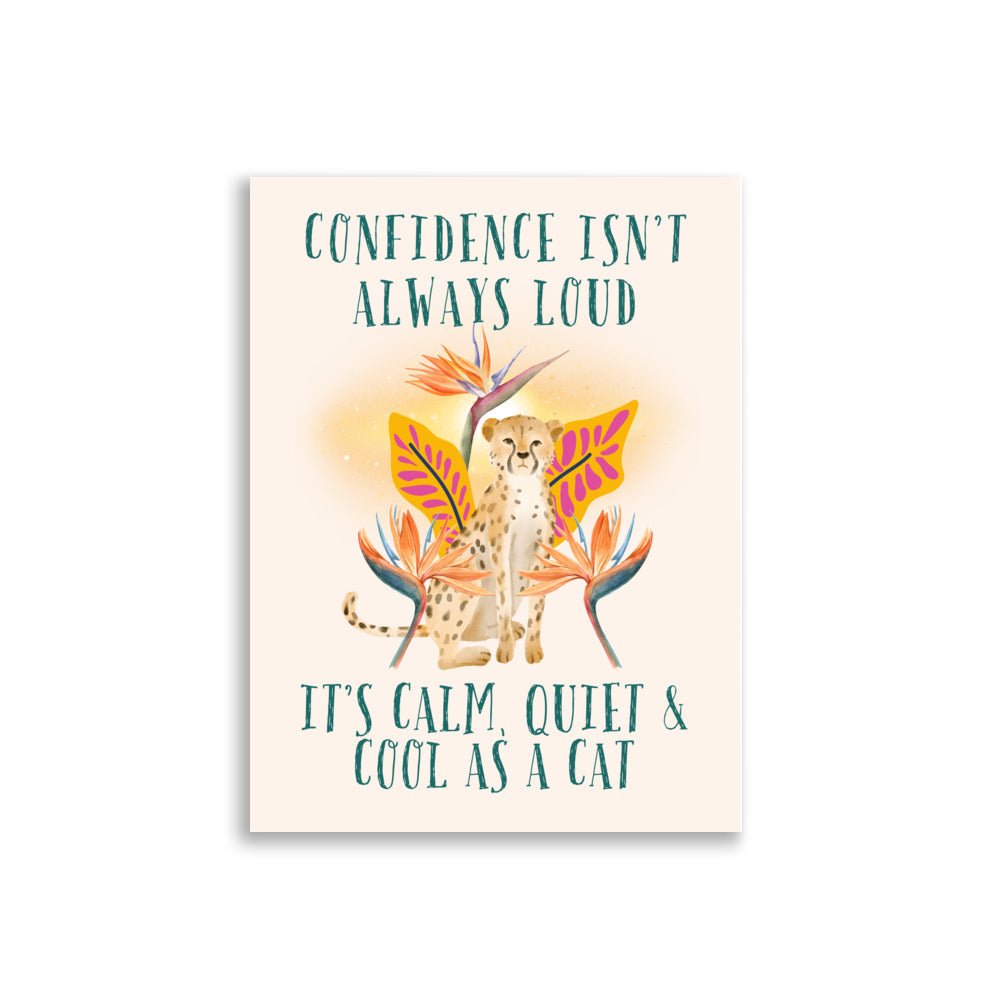 Cheetah | Kids Affirmation Poster | Dog Lover Gift by Nest &amp; Nova
