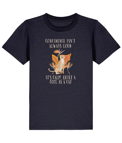 Cool and Calm Cheetah | Organic Cotton Kids Tee | Dog Lover Gift by Nest &amp; Nova