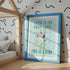 Crane | Kids Affirmation Poster | Dog Lover Gift by Nest & Nova