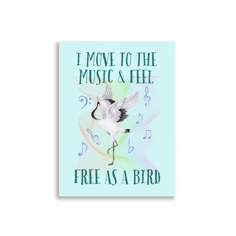 Crane | Kids Affirmation Poster | Dog Lover Gift by Nest &amp; Nova