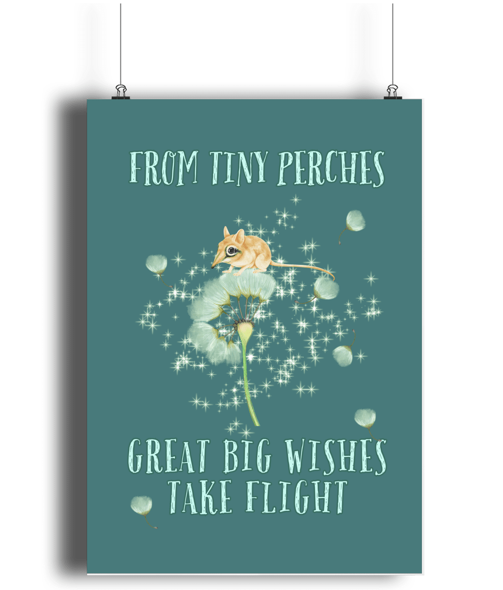 Field Mouse | Kids Positive Wall Art Print | Dog Lover Gift by Nest &amp; Nova