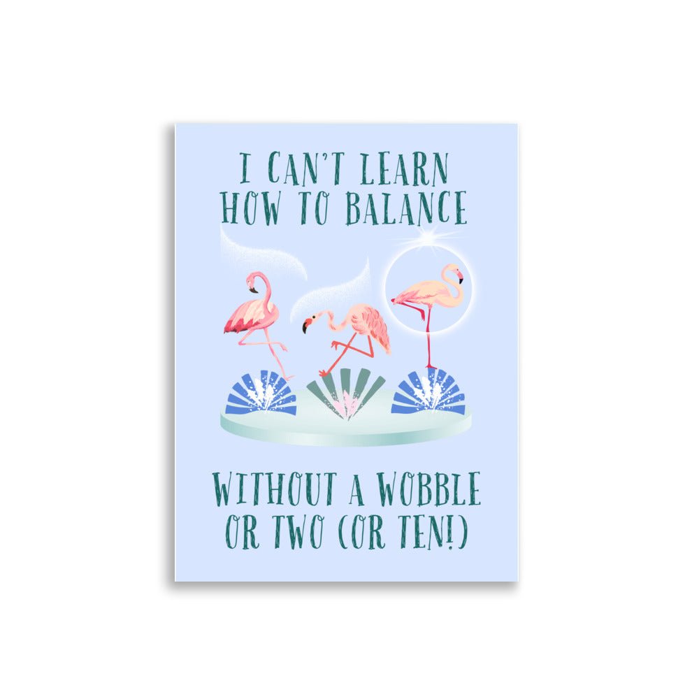 Flamingo | Kids Positive Wall Art Print | Dog Lover Gift by Nest &amp; Nova
