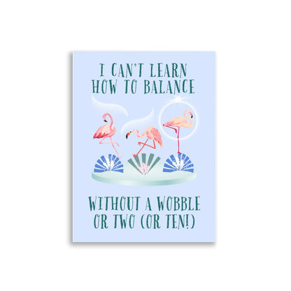 Flamingo | Kids Positive Wall Art Print | Dog Lover Gift by Nest &amp; Nova