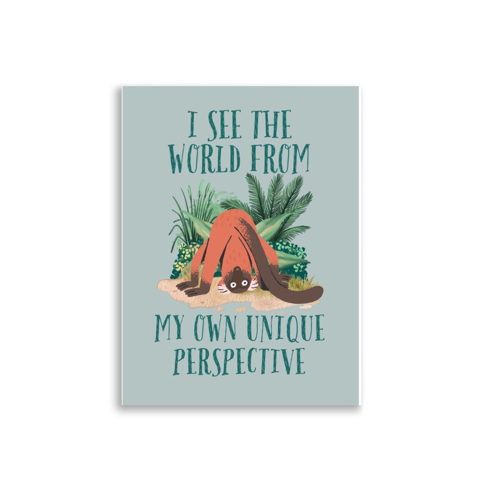 Monkey | Kids Affirmation Poster | Dog Lover Gift by Nest &amp; Nova