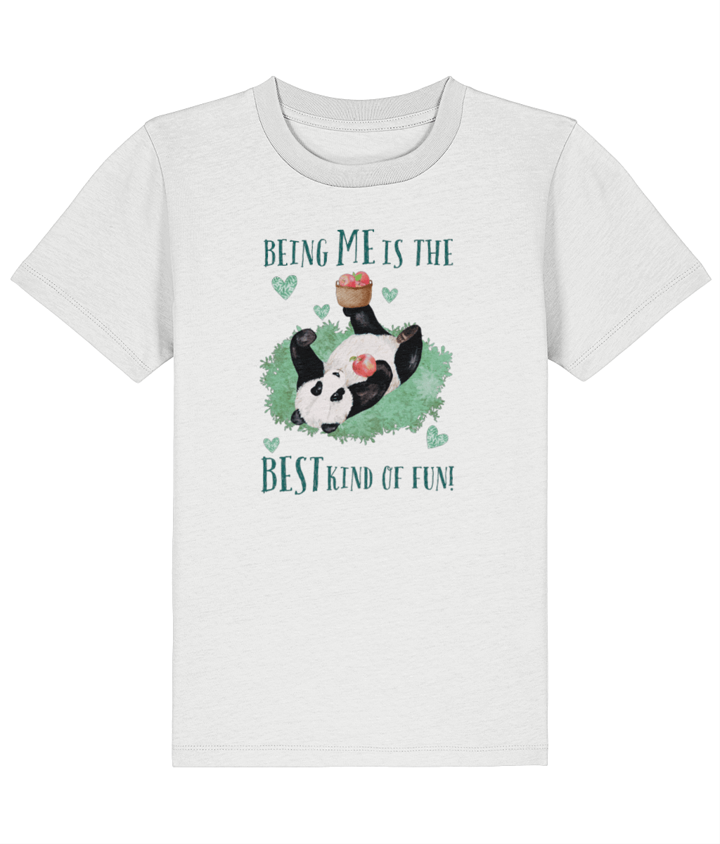 Panda | Organic Cotton Kids Tee | Dog Lover Gift by Nest &amp; Nova