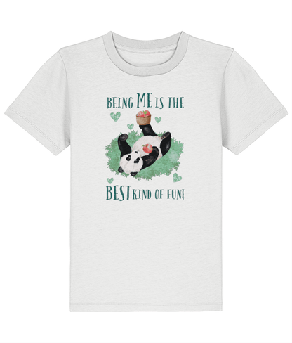Panda | Organic Cotton Kids Tee | Dog Lover Gift by Nest &amp; Nova