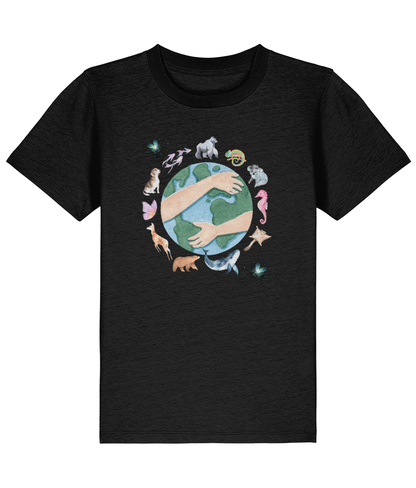 Planet Earth | Organic Cotton Kids Tee | Dog Lover Gift by Nest &amp; Nova