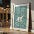 Polar Bear Constellation | Kids Positive Wall Art Print | Dog Lover Gift by Nest & Nova