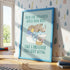 Rhino | Kids Affirmation Poster | Dog Lover Gift by Nest & Nova