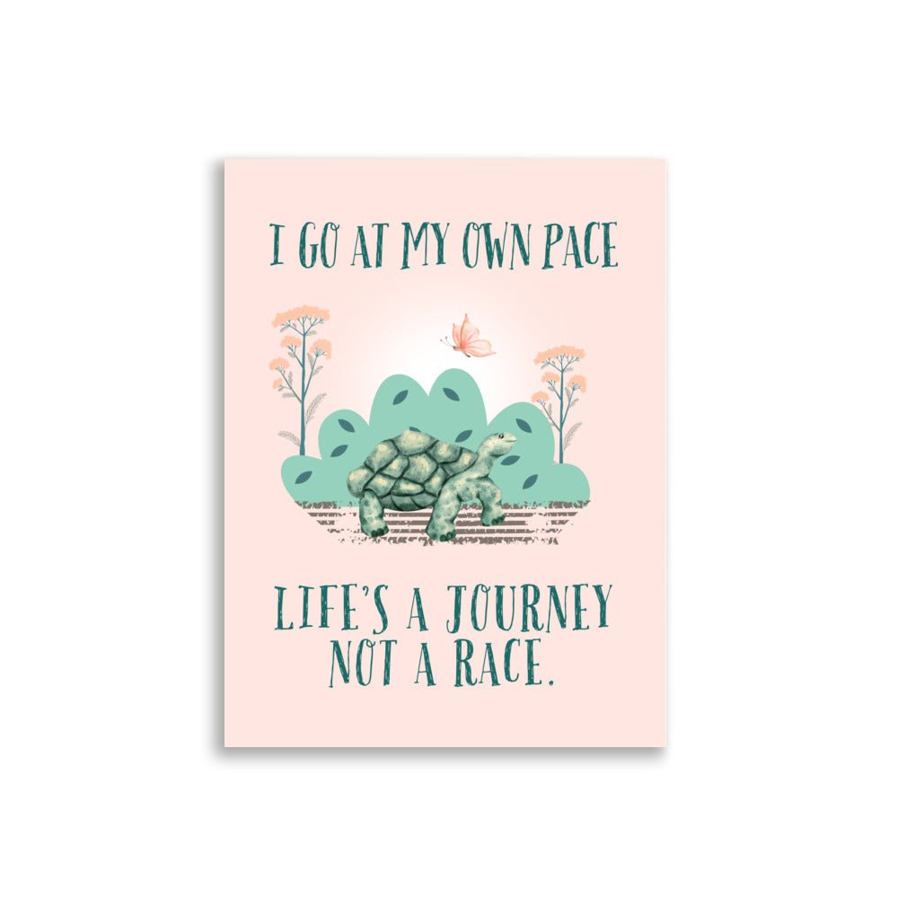 Tortoise | Kids Positive Wall Art Print | Dog Lover Gift by Nest &amp; Nova