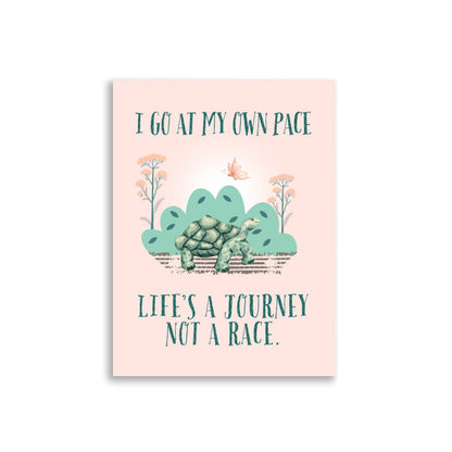 Tortoise | Kids Positive Wall Art Print | Dog Lover Gift by Nest &amp; Nova